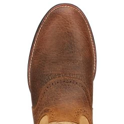 Ariat Men's Heritage Stockman Boot -Cowboy Store 10002247 toe