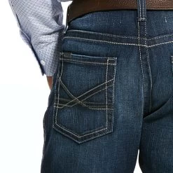 Ariat Men's M5 Straight Leg Robbie Jean -Cowboy Store 10032319 03