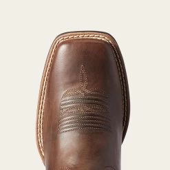 Ariat Women's West Bound Sassy Brown Square Toe Boots -Cowboy Store 10038332 toe warm