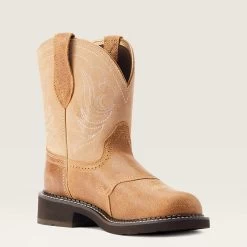 Ariat Brown Fatbaby Boots -Cowboy Store 10044537 medial warm
