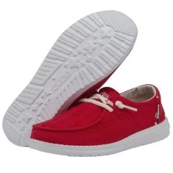 Heydude Hey Dude Wendy Boho Distressed Salsa -Cowboy Store 121410238 Hey Dude Womens Wendy Boho Shoes Kowear 03 02741