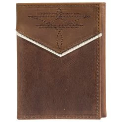 Justin Boot Stitch Trifold Wallet