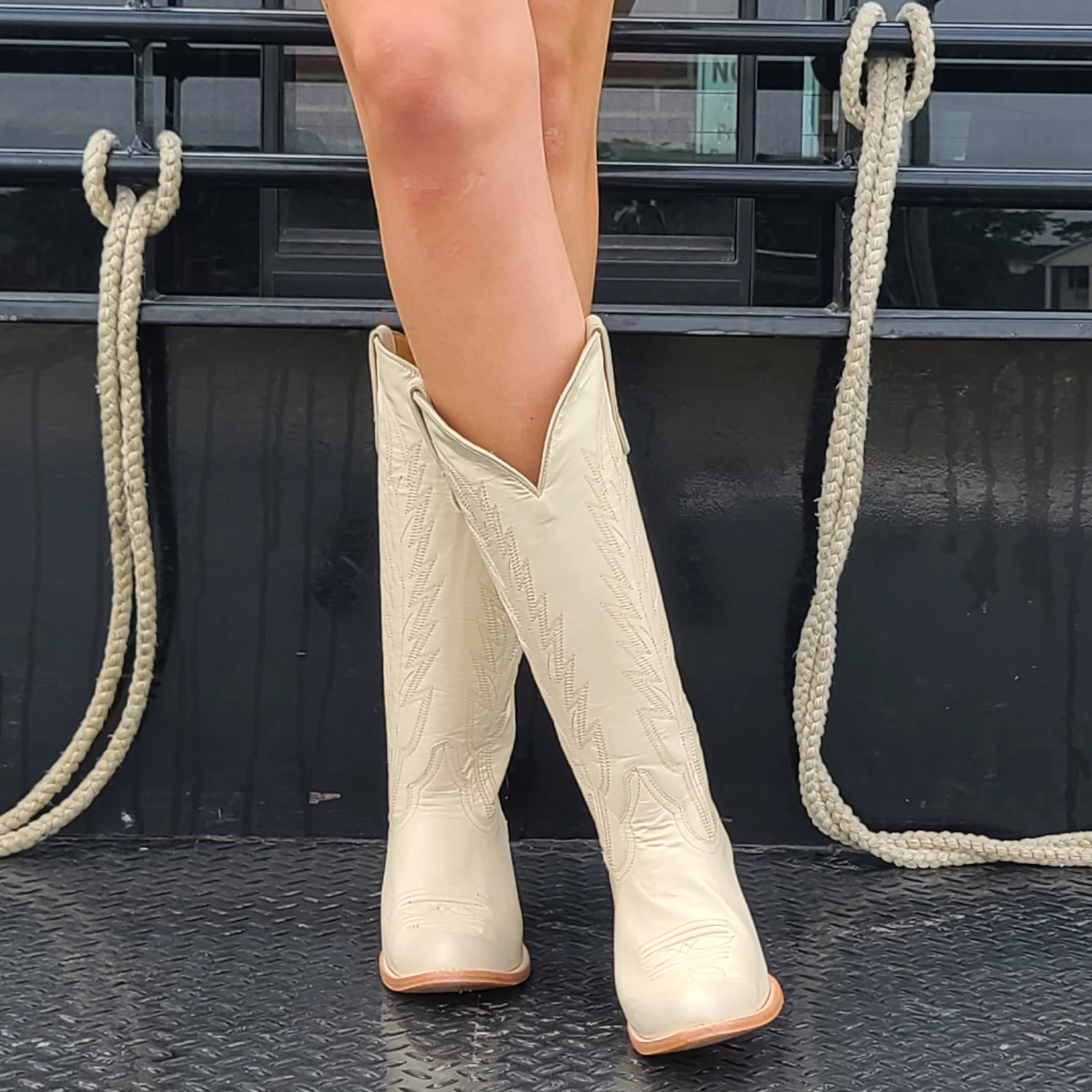 Macie Bean Spacey Gracey White Boot 7 Macie Bean Spacey Gracey White Boot - Image 5