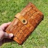 Spaghetti Western Basket Weave Leather Wallet -Cowboy Store 20230413 112206