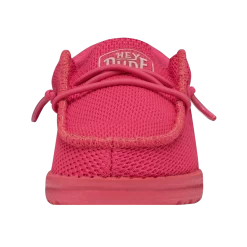 Heydude Hey Dude Toddler Funk Monochrome Electric Pink -Cowboy Store 40030 6QQ WALLYTODDLERFUNKMONO ELECTRICPINK LEFTFRONT