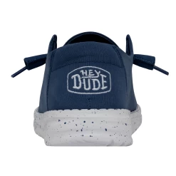Heydude Hey Dude Wendy Slub Canvas True Blue -Cowboy Store 40063 428 WENDYSLUBCANVAS TRUEBLUE LEFTBACK