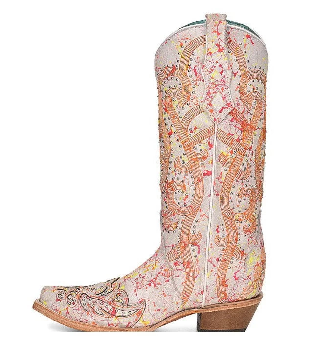 Corral Boots Corral White & Neon Boots 4 Corral Boots Corral White & Neon Boots - Image 2