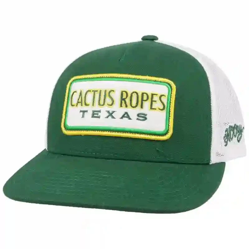Hooey Green/White Cap-Cactus Ropes Patch 3 Hooey Green/White Cap-Cactus Ropes Patch