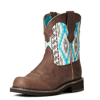 Ariat Brown And Turquoise Aztec Fatbaby 3 Ariat Brown And Turquoise Aztec Fatbaby