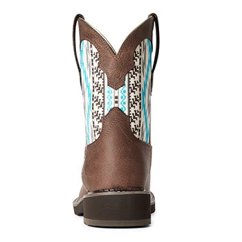 Ariat Brown And Turquoise Aztec Fatbaby 4 Ariat Brown And Turquoise Aztec Fatbaby - Image 2