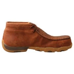 Twisted X Men's Tan And Bull Nano Safety Toe Moccasin -Cowboy Store MDMNT01 4