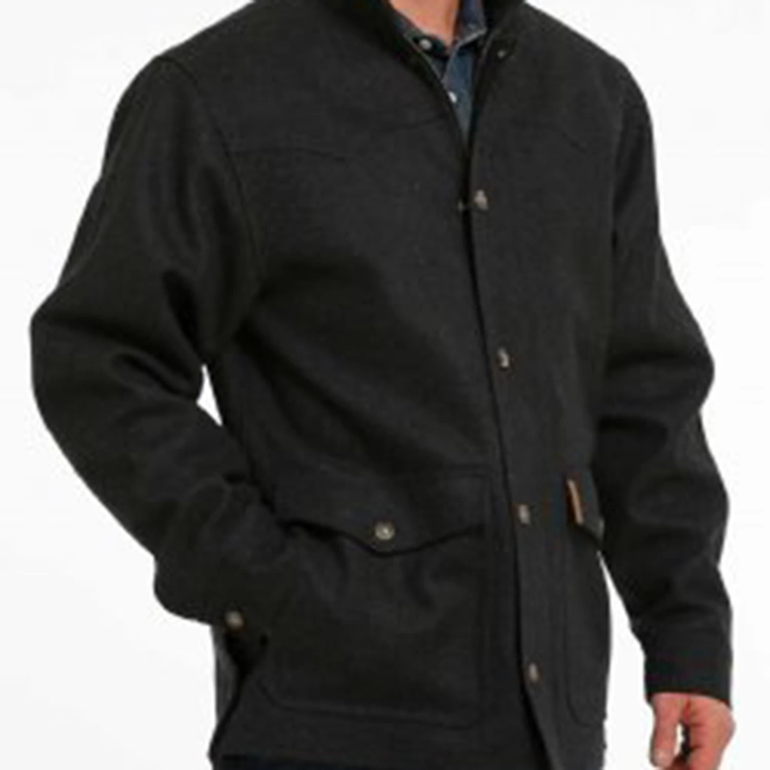 Cinch Men's Charcoal Ranch Coat 3 Cinch Men's Charcoal Ranch Coat - Image 2