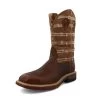 Twisted X Rustic Brown/Lion Tan Alloy Square Toe 1 Twisted X Rustic Brown/Lion Tan Alloy Square Toe -Cowboy Store MXBAW05 01