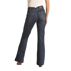 Rock & Roll Cowgirl High Rise Dark Trouser Jeans -Cowboy Store Screenshot2023 05 25114951