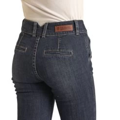 Rock & Roll Cowgirl High Rise Dark Trouser Jeans -Cowboy Store Screenshot2023 05 25115057