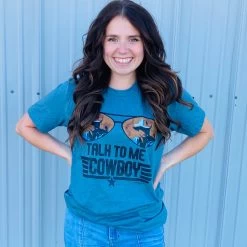 Talk To Me Cowboy Tee