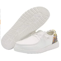 Heydude HEY DUDE WENDY FUNK CHAMBRAY WHITE -Cowboy Store funkcham2