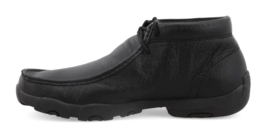 Twisted X Men's Soft Black Leather Driving Moc 5 Twisted X Men's Soft Black Leather Driving Moc - Image 3