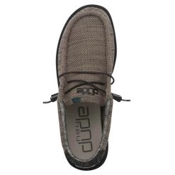 Heydude Hey Dude Wally Sox Timber Wolf -Cowboy Store mens hey dude wally sox shoe 110350622 timber wolf top 36401